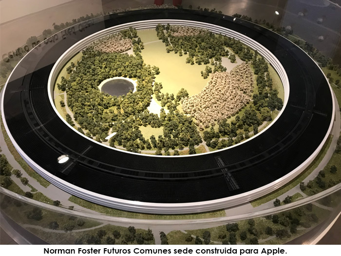Norman Foster Futuros Comunes,Sede construida para Apple. ESTUDIO B76